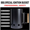 New Steel Barbecue BBQ Chimney Starter Quick Start Charcoal Burner 18x28x18cm