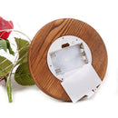 Best Gift Red Silk Rose in Glass Dome with LED on a Base for Home Decoration