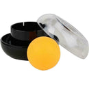 1x Finger Wet Sponge Plastic Round Case Casher Count Money Stationery Stude T1L8