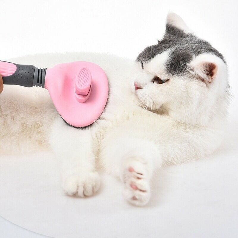 Dog Brush Cat Brush Self Cleaning Slicker Brush, for Long, Medium, Short, T Z2Z4