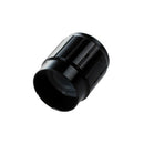 10 Pcs Black Metal 6mm Knurled Shaft Insert Dia. Potentiometer Control Knob