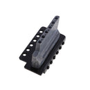 Black Electric Guitar Tremolo Bridge With Bar New 1 Set 6 Strings Parts  K1B