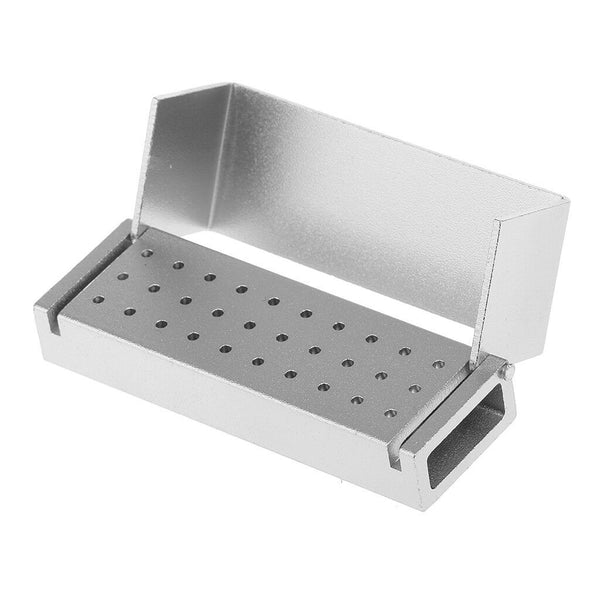 30 Holes Dental Bur Holder Block Case Autoclave Disinfection Box