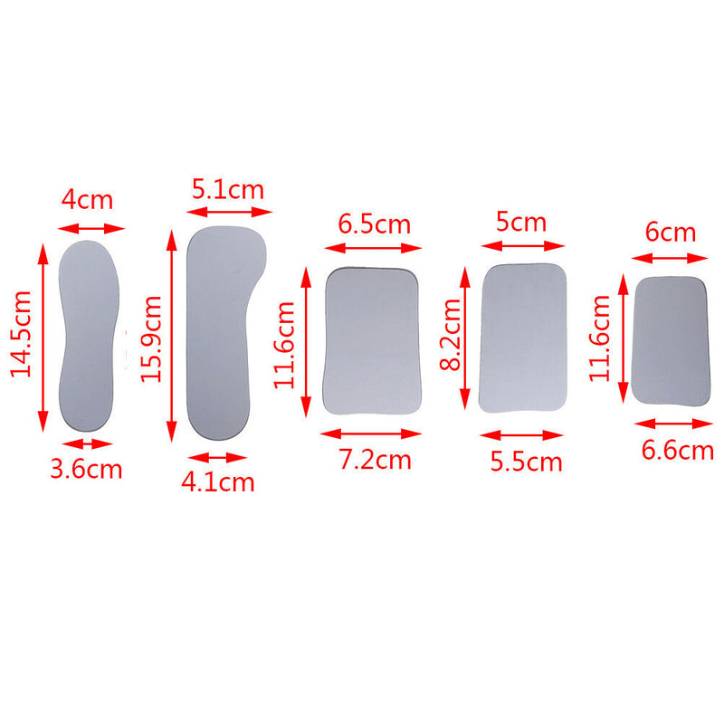 5X Intra Oral Glass Coated Titanium Photography Mirrors 2-side Reflector Den BX