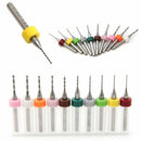 New 10Pcs 0.6-1.5mm PCB Print Circuit Board Carbide Mini Micro Drill Bits