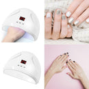12 LED 36W Nail Art Dryer Light Manicure Drying Gel Polish UV Lamp (White) SN9F