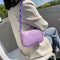 Alligator Pattern Handbag Women Leather Retro Totes Shoulder Bag (Purple)