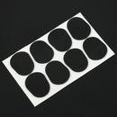 8pcs Alto/Tenor Saxophone Sax Mouthpiece Patches Pads Cushions Black---0.8m