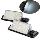 1Pair LED 3528 License Number Plate Light 6000K White For BMW 3 Series E36 92-98