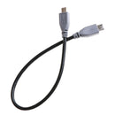 Micro USB male to Micro USB OTG data charger cable 20cm for MP4 Mobile Phone  Z