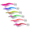 6x Electronic Shrimp LED Light Night Fishing Lure Shrimp Jigs Bait Fish  MAJ