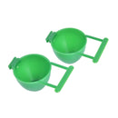 1 Pcs Automatic Parrot Feeder Water Drink Container Food Dispenser CageS Bj