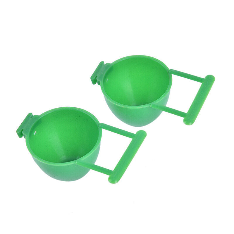 1 Pcs Automatic Parrot Feeder Water Drink Container Food Dispenser CageS Bj