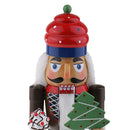 36CM Xmas Christmas Traditional Style Nutcracker Wooden Guard Decoration A