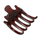 Women Lady Girls Non Slip Grip Large Claw Hair Clip Clamp,Coffee