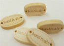 20pcs 2 Holes Sewing Wood Buttons Hand Made Word Scrapbooking Crafts Decorate OZ