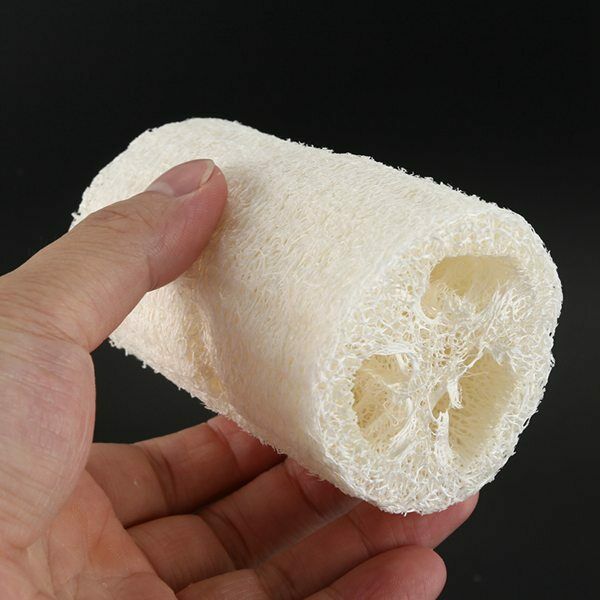 5X(Natural Loofah Bath Shower Sponge Scrubber I6L1)