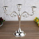 3-Candle Metal Candelabra Tall Candle Holder Wedding Event Candelabra Candl X4O4