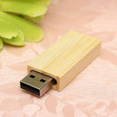 Wooden USB 2.0 Flash Drive Pen Drive U Disk Memory Sticks Thumb 4GB Gift