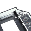 Aluminum Plastic 12.7mm for SATA SSD Case Hard Disk Drive Enclosure CD-ROM Bay