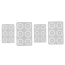 2 Designs DIY Silicone Bead Mold Mould European Jewelry Making Pendant Craft