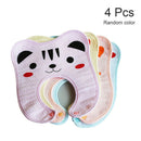 Newborn Kid Infant Bibs Baby Soft Cartoon Bib Waterproof Saliva Dripping Bibs