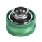 G1/4 Thread Rigid Tube 14mm Hard Tube Extender for PC Water Cooling(Green)