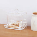 Cotton Swab Storage Dispenser Clear Cotton Ball Swab Holder Cotton Bud Stor