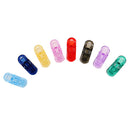 Pacifier clips set - plastic - 8 pieces - mix colors - baby clip - suspender