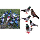6 Packs Artificial Feathered Foam Doves, DIY Birds Crafts Ornament, for Home