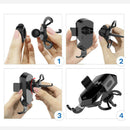 New 10W Wireless Car Charger Intelligent Induction Car Phone Fast Wireless