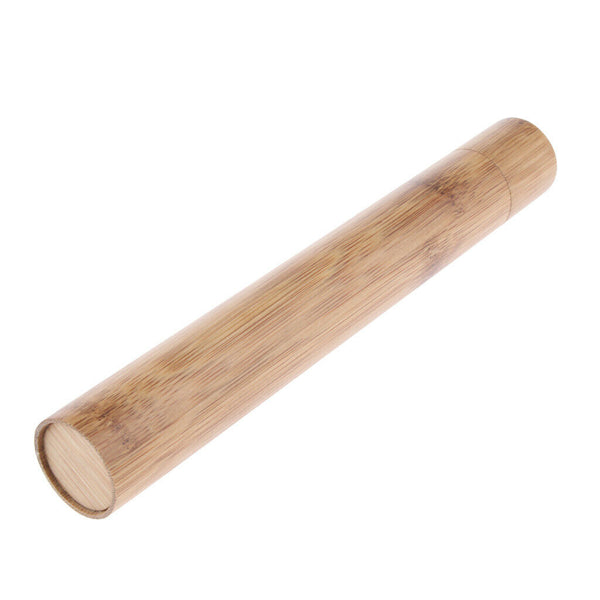 Home Travel Tooth Brush Case Holder Toothbrush Protector Storage Box Bamboo 21cm