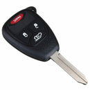 4BTN Uncut Remote Keyless Entry Combo Transmitter Key Fob For Chrysler Dodg