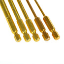 5x Glass Drill Bit Tungsten Carbide Tipped Ceramic Cutter 1/4" Hex Shank Tool  Z