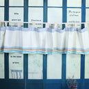 Baby Lace Shade Curtains Sea and Air Curtains (Blue)