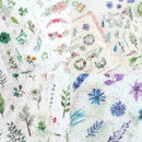 6pcs Natural Decorative Adhesive Stickers Diary Stationery DIY Scrapbooking X5G1