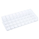 Clear Acrylic Makeup Organizer 4 Levels 36 Deep Slots Lipsticks Lip Gloss Nail