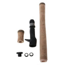 Fishing Rod Composite Cork Reel Wheel Seat Handle DIY Lure Rod Handle Set A