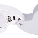 Portable Mini Magnifier With LED Light Jewelry Metal 40x Magnifying Glass Lou_