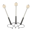 3PCS Drum Mallet with Stainless Steel Hand Grip Percussion Bass Drum Stick