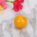 18mm Natural Amber Beeswax Crystal Ball Healing Sphere + Stand DIY Jewelry