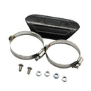 Motorcycle Exhaust Muffler Middle Pipe Protection Heat Shield Cover - Black
