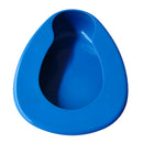 Anti- Contoured Blue Plastic Bedpan Seat Urinal for Bedridden Patient Daily