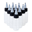 10x Empty  Bottles W/ Twist Cap for Shampoo Paint Green Soap 30ml