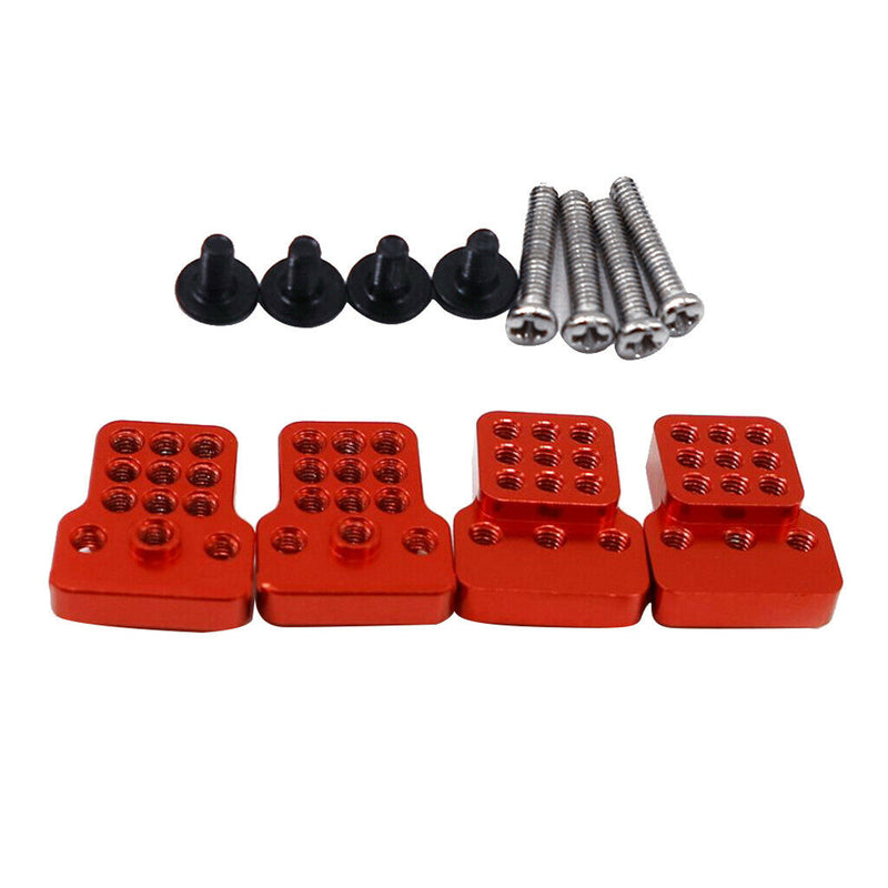 4x Front/Rear Shock Absorber Basket for 1:16 WPL C24 RC Car Upgrade Parts red