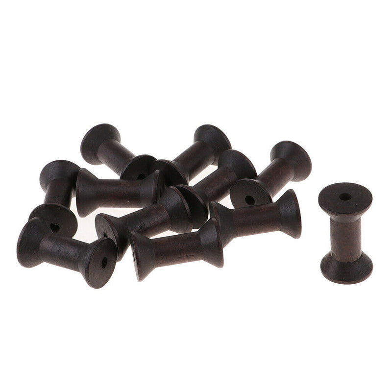 10pcs Craft Wooden DIY Sewing Tool Wooden Spool for Handmade Craft String Twine