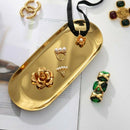 Stainless Steel Vanity Trays, Cosmetic Organizer Trays for Makeup, Beauty P B2B3