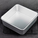 Aluminium Alloy Square Chiffon Cake Pan Removable Smooth Cake Convenient J1Z3