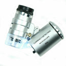 60X Magnifier Loupe Jewelry Jewelers Pocket Magnifier Loop Eye Glass Led Light