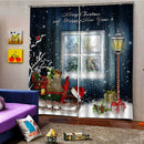 Christmas Curtains for Bedroom Thermal Insulated Curtains for Living Room Window